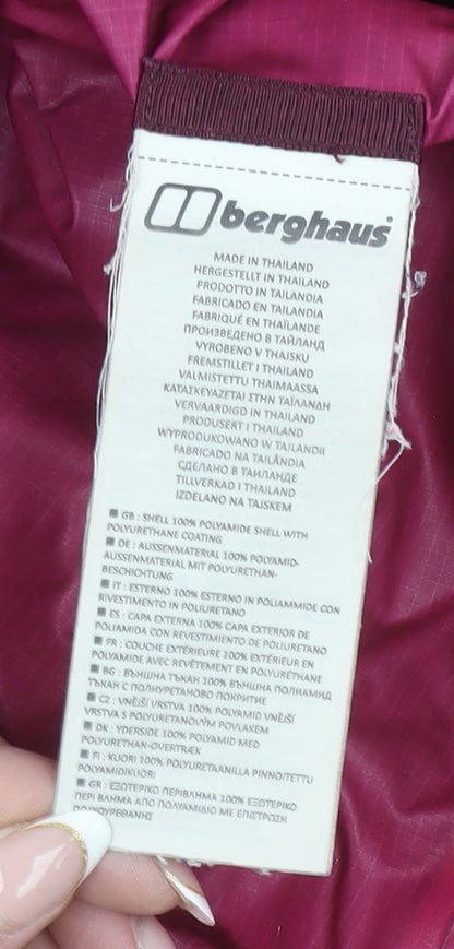 Berghaus Women’s Purple Waterproof Hooded Rain Jacket UK 14