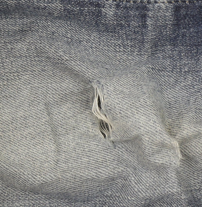 Carhartt Men’s Blue Straight Fit 32x34 Distressed Denim Jeans