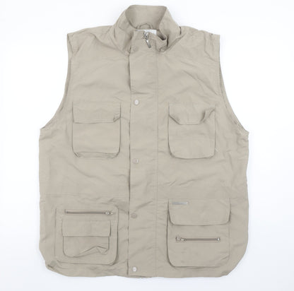 Mens UK Size L Champion Beige Bodywarmer