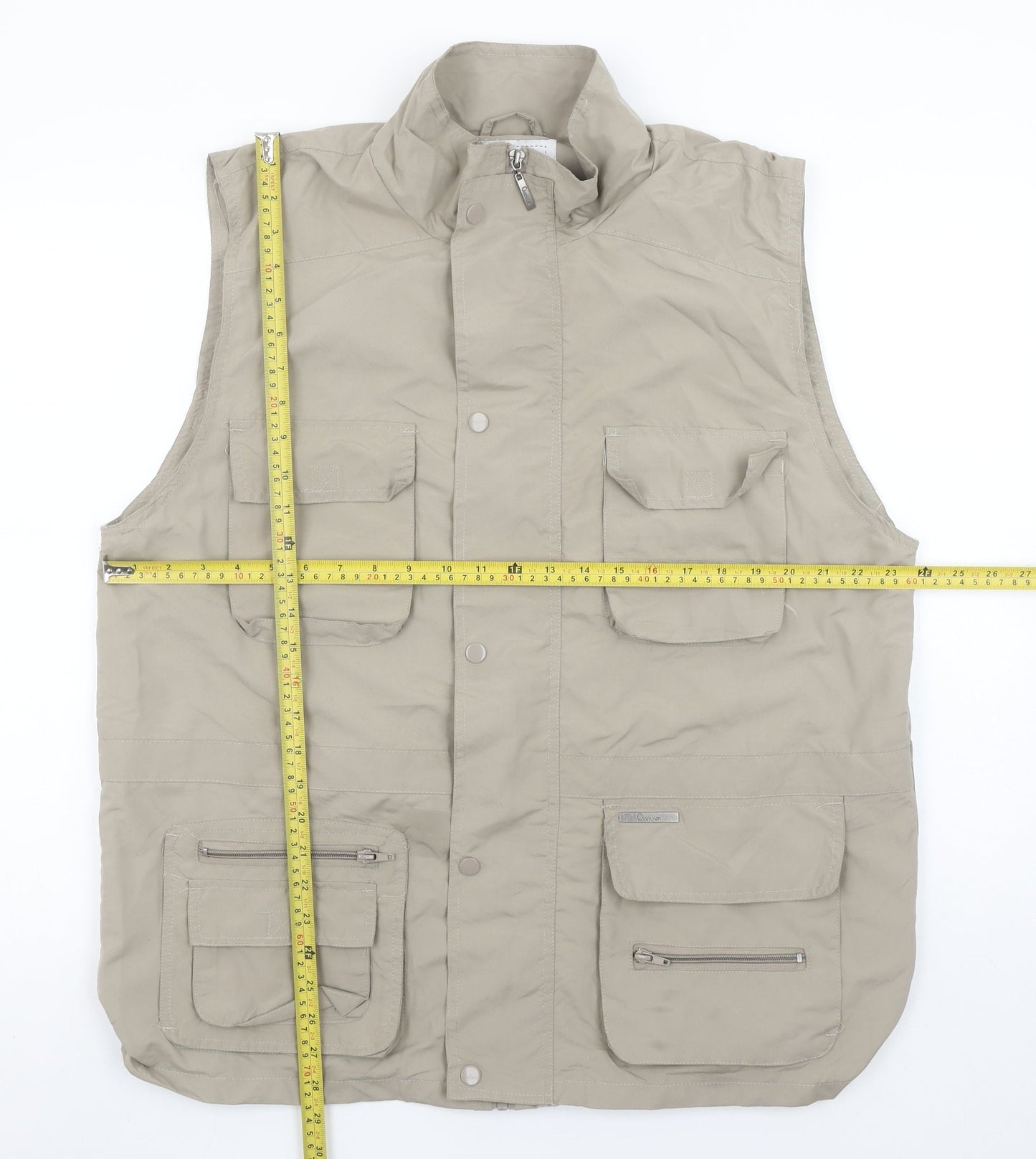 Mens UK Size L Champion Beige Bodywarmer