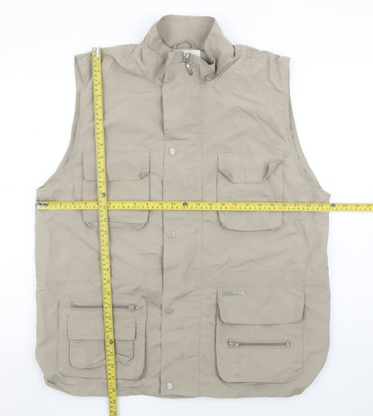 Mens UK Size L Champion Beige Bodywarmer