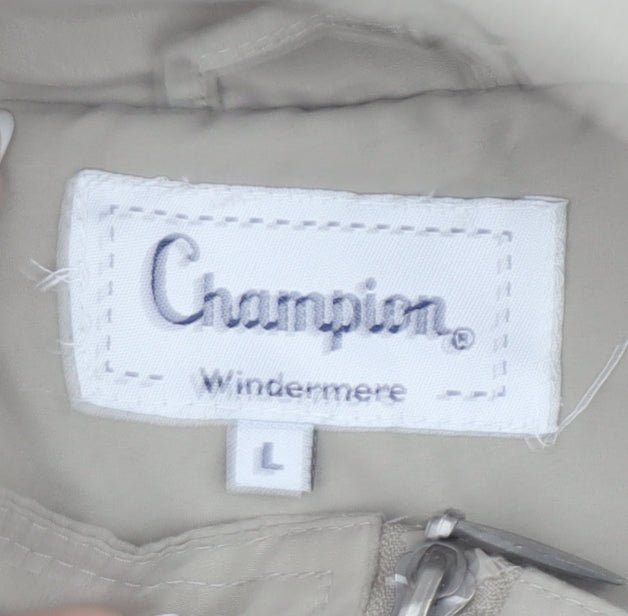 Mens UK Size L Champion Beige Bodywarmer