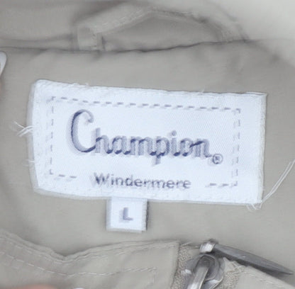 Mens UK Size L Champion Beige Bodywarmer