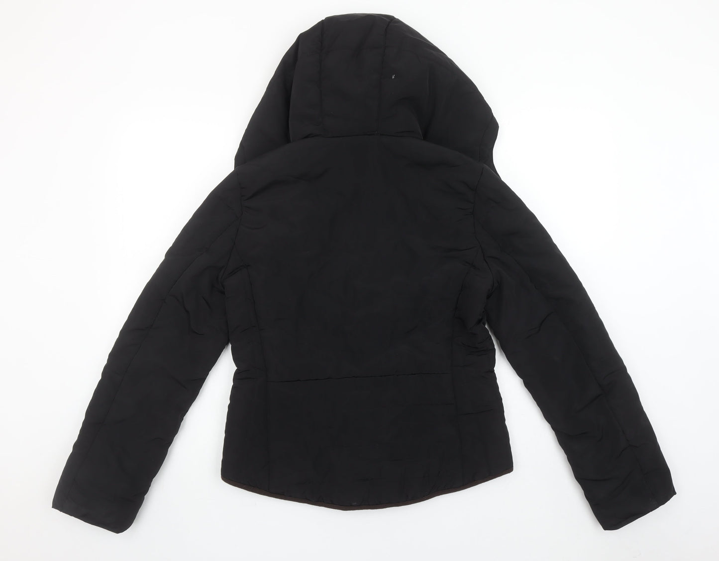 Womens UK Size 8 H&M Black Puffer Jacket