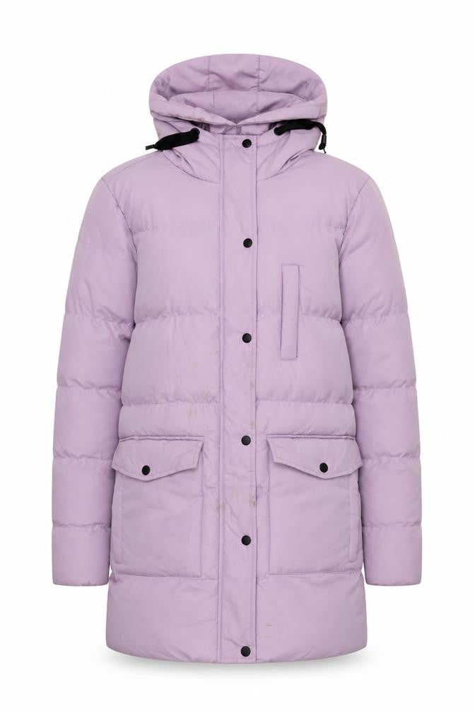 Womens UK Size XS Brave Soul Purple Puffer Jacket