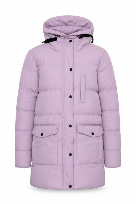 Womens UK Size XS Brave Soul Purple Puffer Jacket