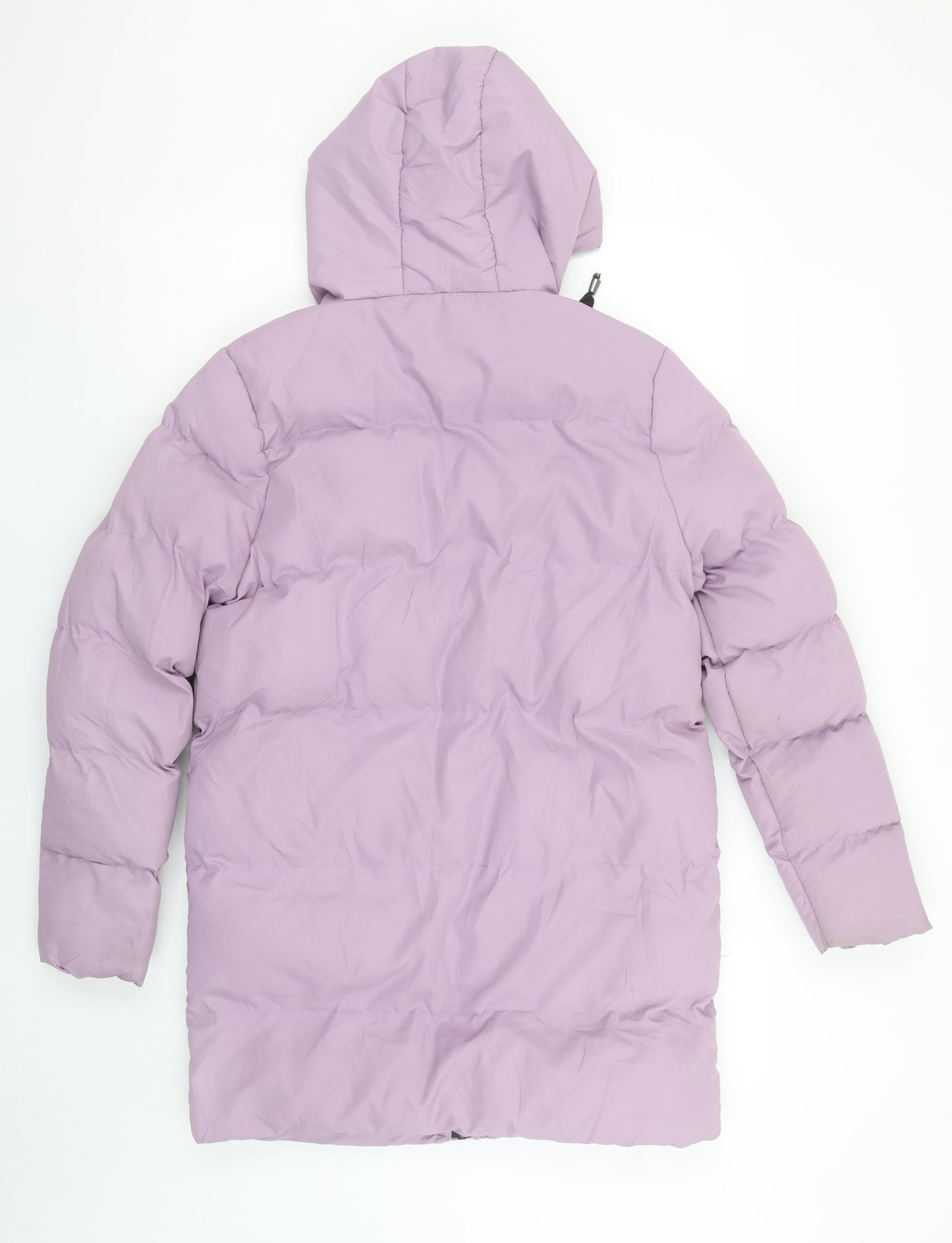 Womens UK Size XS Brave Soul Purple Puffer Jacket