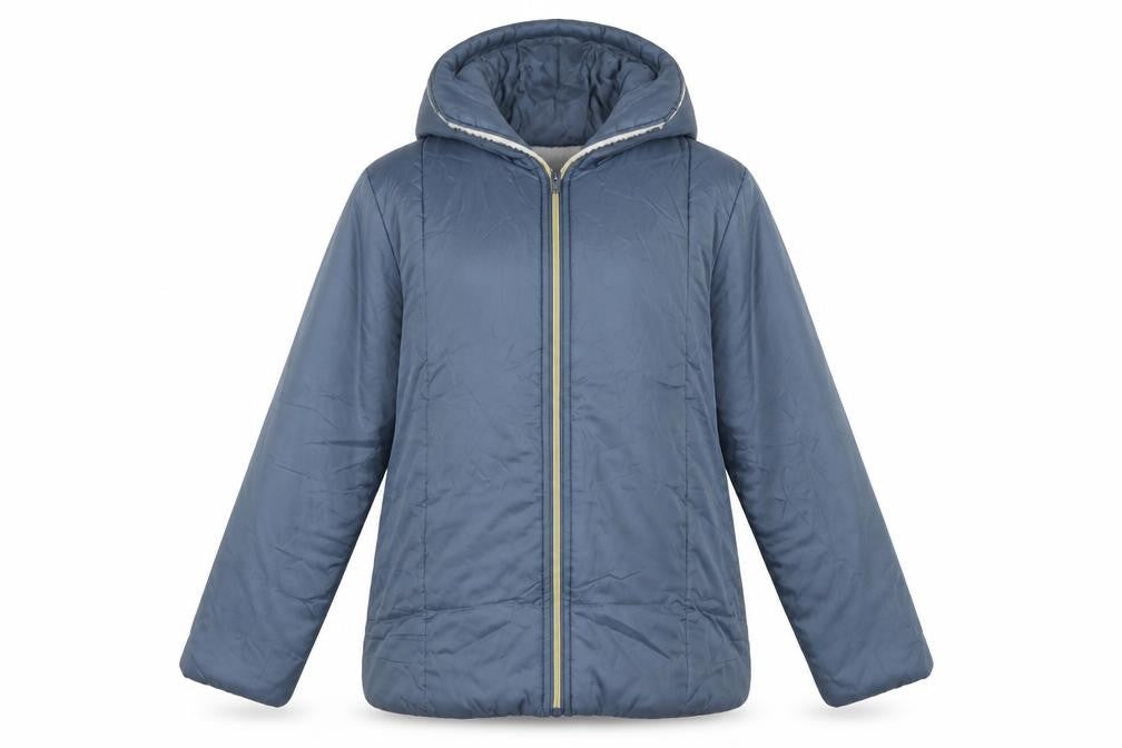 Womens UK Size M nathalie andersen Blue Puffer Jacket