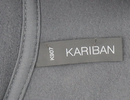 Womens UK Size S Kariban Grey Basic Jacket