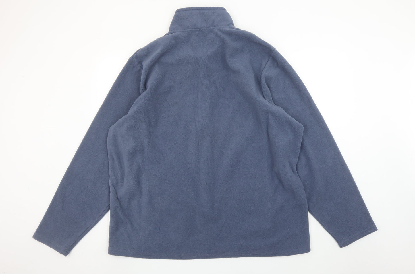 George Men’s Blue 2XL Fleece Full Zip Jacket