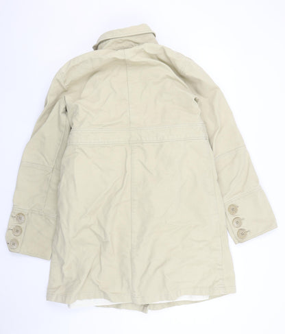 Womens UK Size 12 ROXY Beige Trench Coat