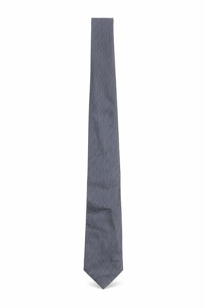 Mens Thomas Pink Grey Geometric 100% Silk Slim Tie