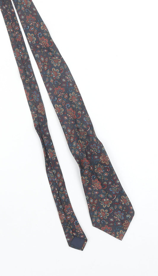 Pierre Cardin Men's Blue Paisley Silk Tie Classic Designer Style