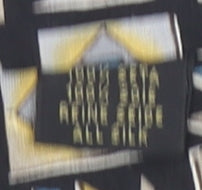 Mens Carnaval De Venise Black Geometric 100% Silk Designer Tie