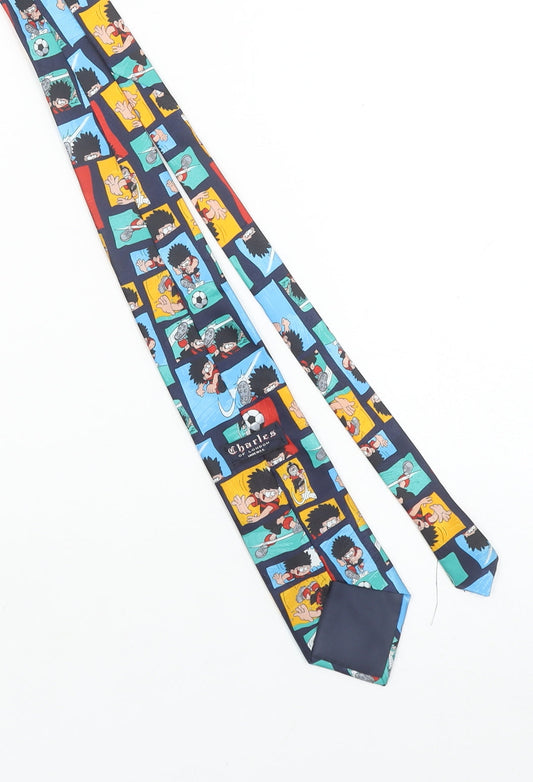 Charles of London Men's Multicoloured Cartoon Polyester Tie