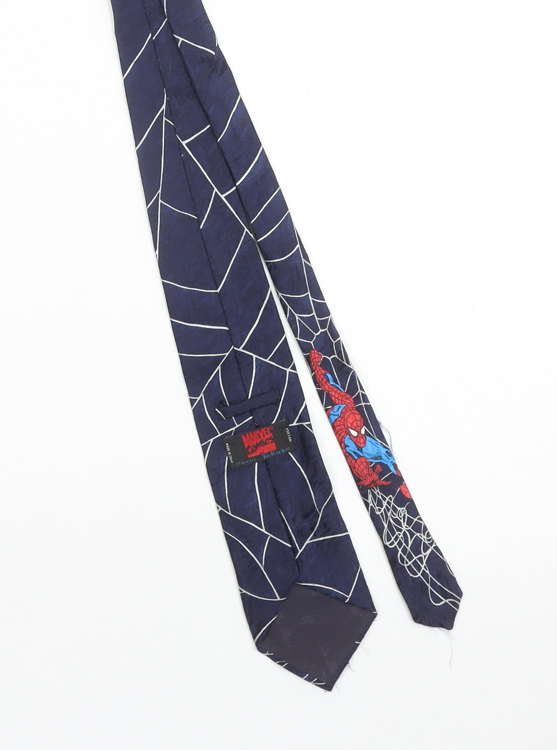 Marvel Comics Spiderman Blue Silk Tie Men’s Designer Patterned 176