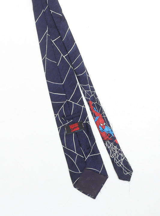 Marvel Comics Spiderman Blue Silk Tie Men’s Designer Patterned 176