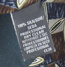 Marks and Spencer Men Brown Geometric Silk Designer Tie One Size