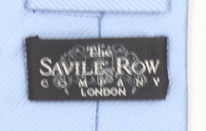 The Savile Row Company Men’s Blue Silk Striped Designer Tie