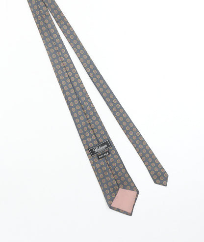 Debenhams Classics Men's Grey Silk Floral Pattern Tie