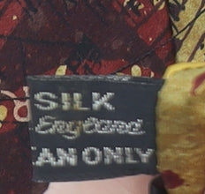 Neil Bottle Men's Bronze Abstract Silk Slim Tie One Size