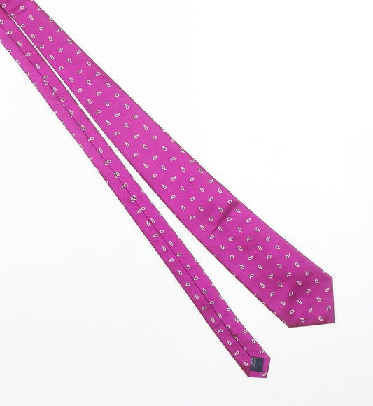 Charles Tyrwhitt Men's Purple Paisley Silk Tie