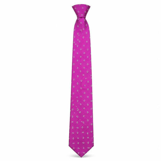 Mens Charles Tyrwhitt Purple Paisley 100% Silk Pointed Tie