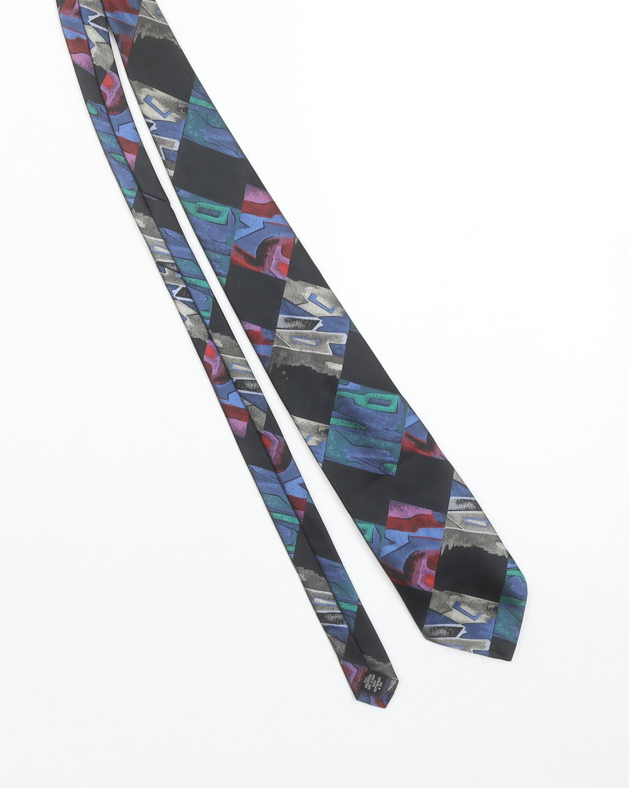 Tie Rack Men's Multicoloured Geometric Pointed Tie One Size