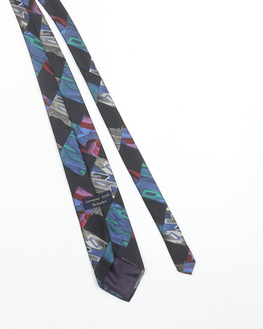 Tie Rack Men's Multicoloured Geometric Pointed Tie One Size