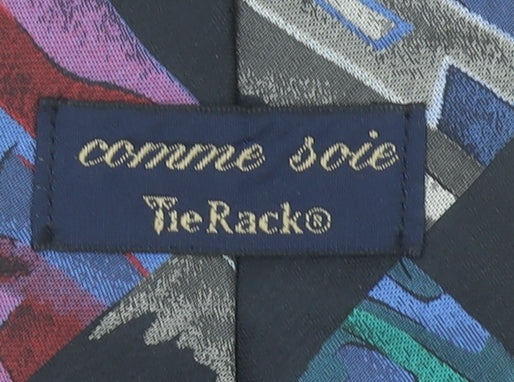 Tie Rack Men's Multicoloured Geometric Pointed Tie One Size