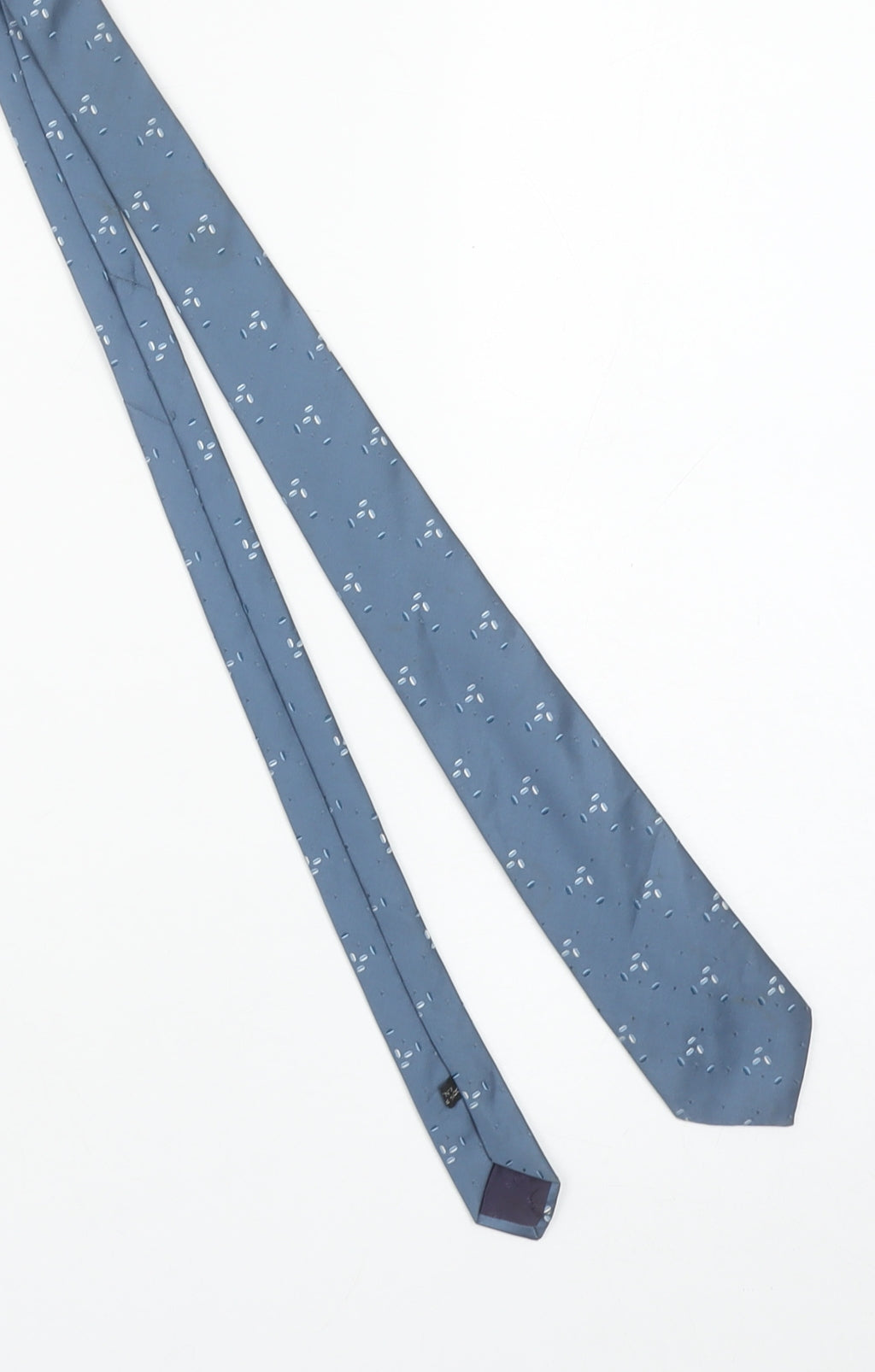 Pierre Balmain Paris Men's Blue Patterned Silk Tie