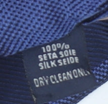 Charles Tyrwhitt Men's Blue Woven Silk Slim Tie