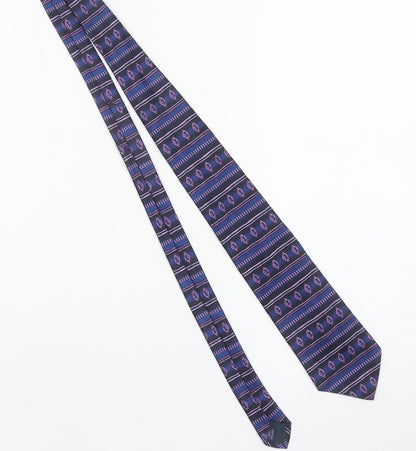 Pierre Cardin Men's Purple Geometric Designer Tie One Size