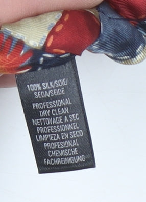 Marks and Spencer Men’s Multicoloured Silk Checked Tie 176 Slim Style