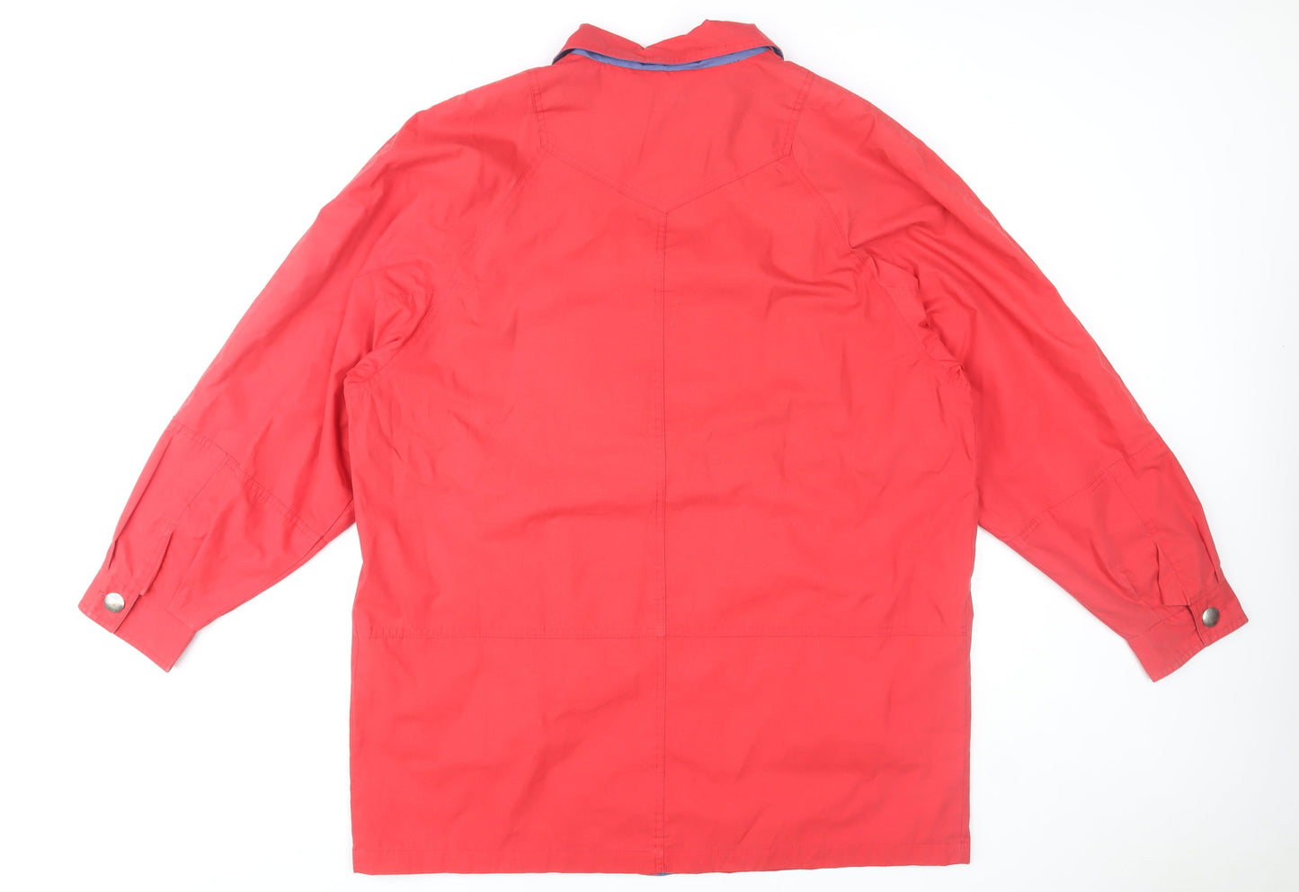 Womens UK Size 20 Long Tall Sally Red Rain Coat