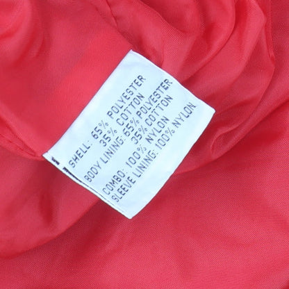 Womens UK Size 20 Long Tall Sally Red Rain Coat