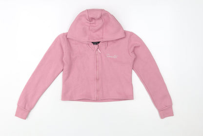 Girls UK Size 10-11 Years Sonneti Pink Full Zip Hoodie