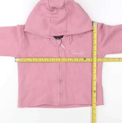 Girls UK Size 10-11 Years Sonneti Pink Full Zip Hoodie