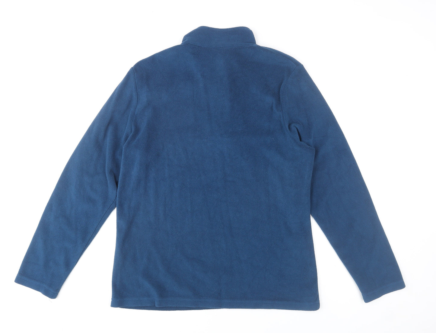 Regatta Great Outdoors Blue 1/4 Zip Fleece Sweatshirt UK 14 Women’s