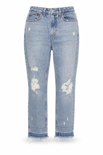 Womens UK Size 26 Abercrombie & Fitch Regular Fit Mom Blue Jeans