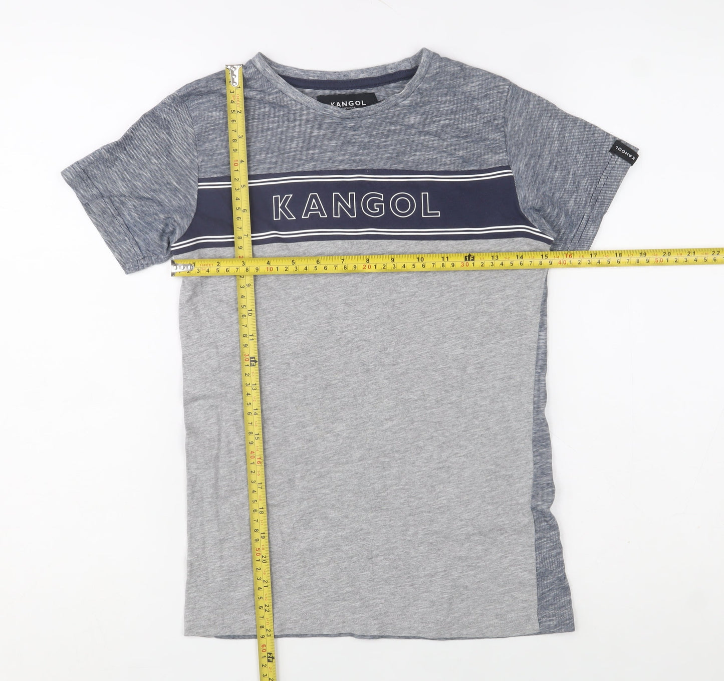 Boys UK Size 9-10 Years Kangol Grey Basic T-Shirt