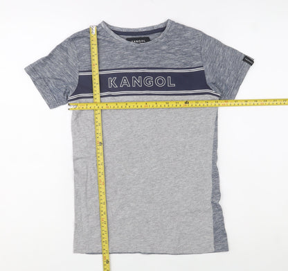 Boys UK Size 9-10 Years Kangol Grey Basic T-Shirt