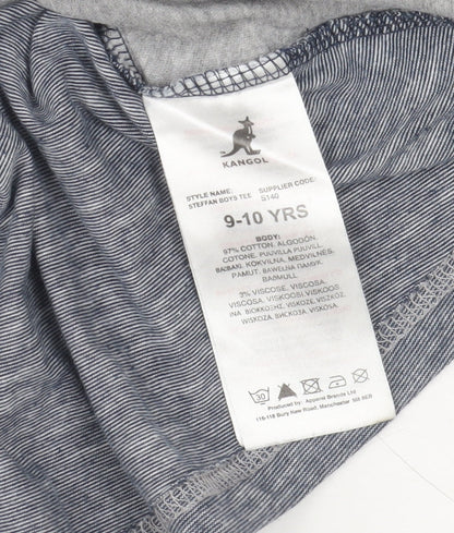 Boys UK Size 9-10 Years Kangol Grey Basic T-Shirt