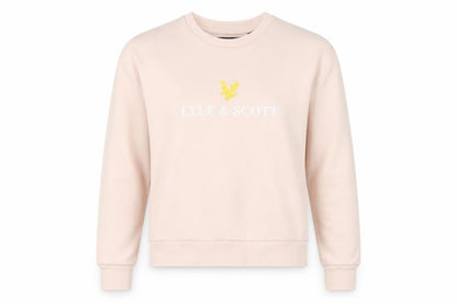 Womens UK Size M Lyle & Scott Beige Pullover Sweatshirt