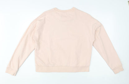 Womens UK Size M Lyle & Scott Beige Pullover Sweatshirt