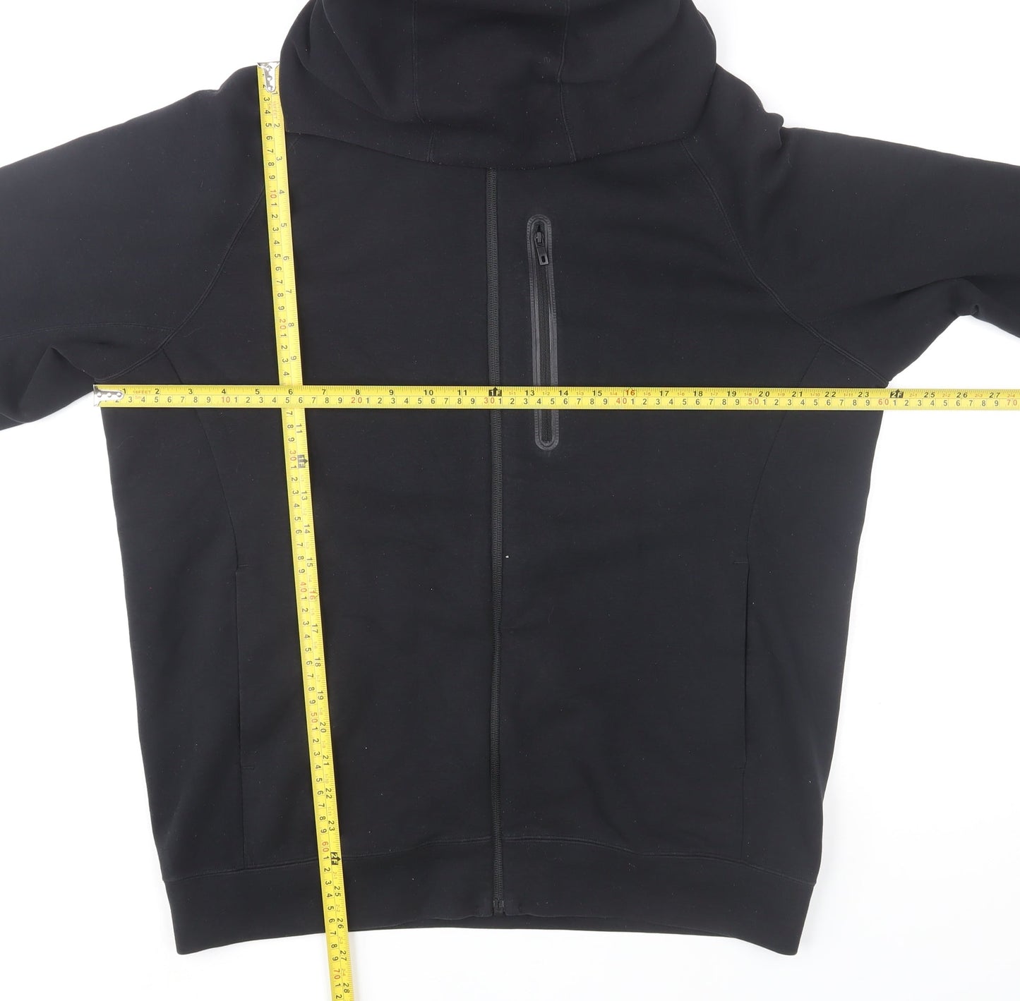 Uniqlo Men's Black L Active Stretch Softshell Hooded Jacket