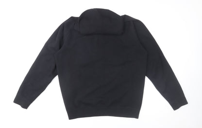 Uniqlo Men's Black L Active Stretch Softshell Hooded Jacket