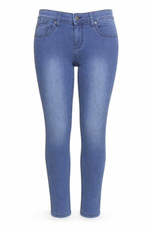 Womens UK Size 10 Bench Slim Fit Skinny Blue Jeans