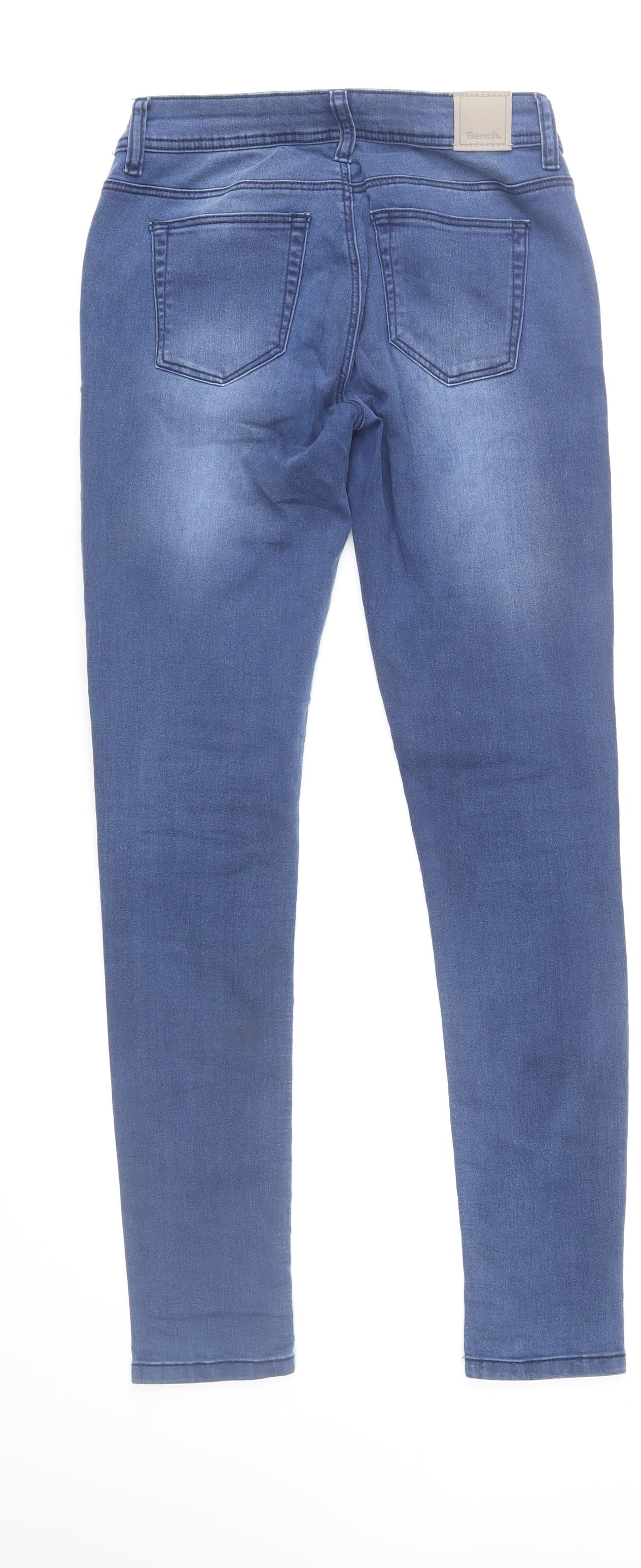 Bench Women’s Blue Skinny Stretch Jeans Size 10 W28 L32