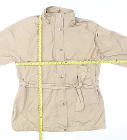 Womens UK Size S Zara Beige Trench Coat